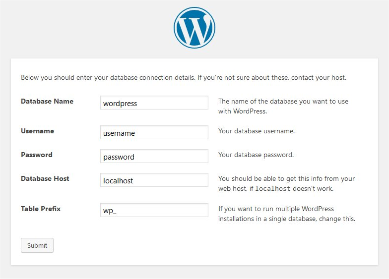 Pasos para instalar WordPress